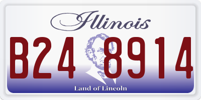 IL license plate B248914