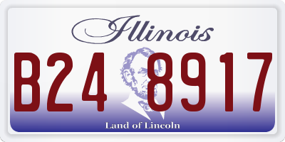 IL license plate B248917