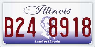 IL license plate B248918