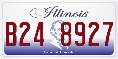 IL license plate B248927