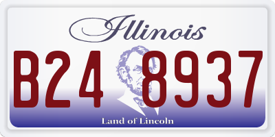 IL license plate B248937