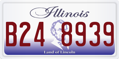 IL license plate B248939
