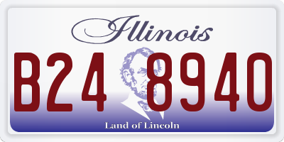 IL license plate B248940