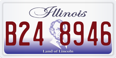 IL license plate B248946