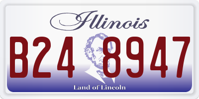 IL license plate B248947