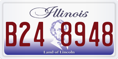 IL license plate B248948