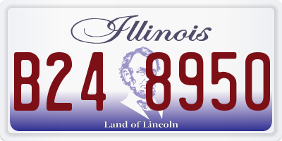 IL license plate B248950
