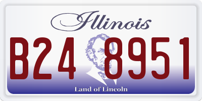 IL license plate B248951