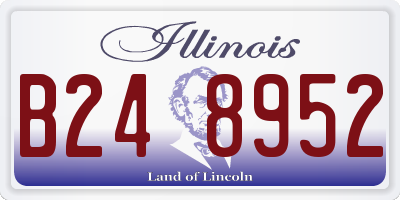 IL license plate B248952