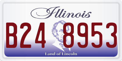 IL license plate B248953