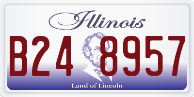 IL license plate B248957