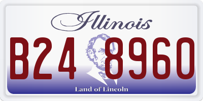 IL license plate B248960