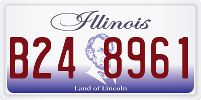 IL license plate B248961