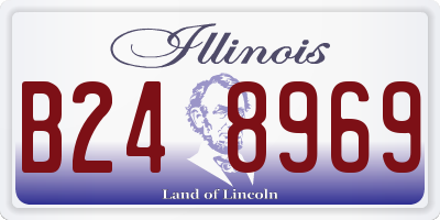 IL license plate B248969