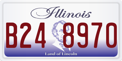 IL license plate B248970