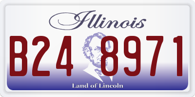 IL license plate B248971
