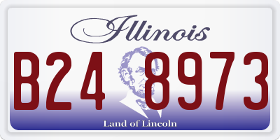 IL license plate B248973