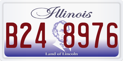 IL license plate B248976