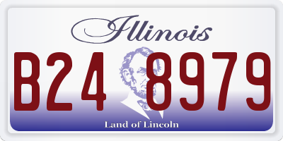IL license plate B248979