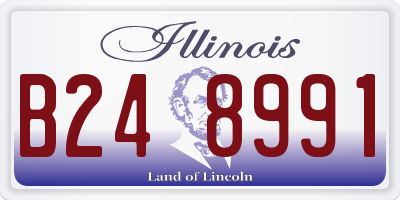 IL license plate B248991