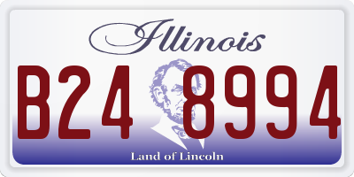 IL license plate B248994
