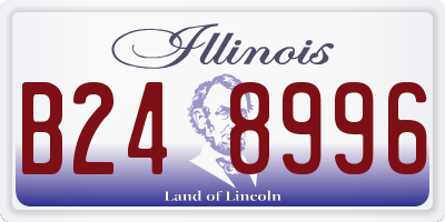 IL license plate B248996