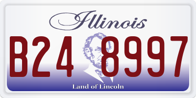 IL license plate B248997