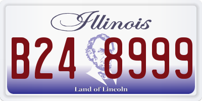 IL license plate B248999