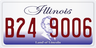 IL license plate B249006