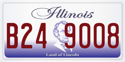 IL license plate B249008