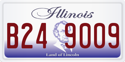 IL license plate B249009