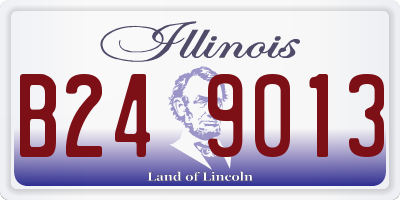 IL license plate B249013