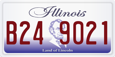 IL license plate B249021