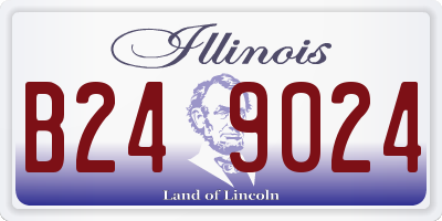 IL license plate B249024