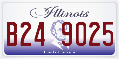 IL license plate B249025