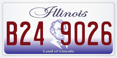 IL license plate B249026