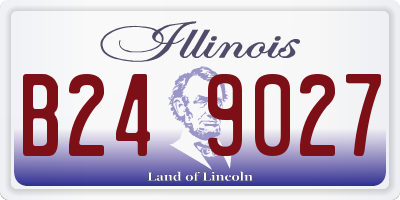 IL license plate B249027
