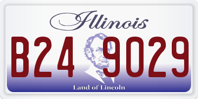 IL license plate B249029
