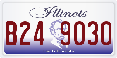 IL license plate B249030