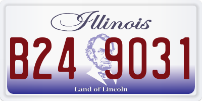 IL license plate B249031