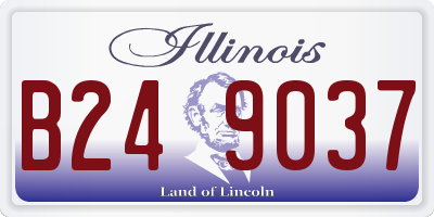 IL license plate B249037