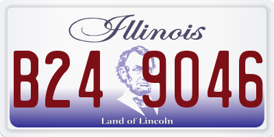 IL license plate B249046