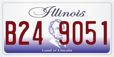 IL license plate B249051