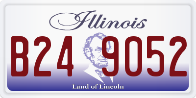 IL license plate B249052