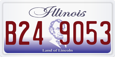 IL license plate B249053