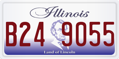 IL license plate B249055