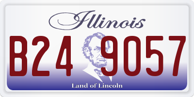 IL license plate B249057