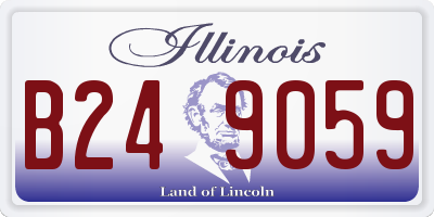 IL license plate B249059