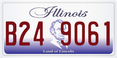 IL license plate B249061
