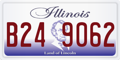 IL license plate B249062